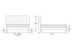 Κρεβάτι Leandros με Electric storage base